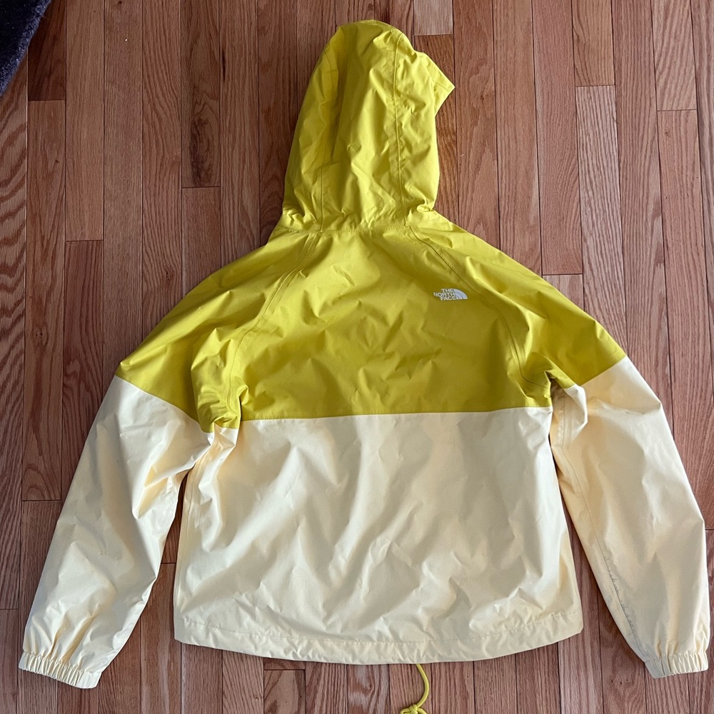 The North Yellow and Cream Anorak Raincoat